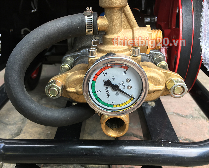 Đồng hồ đo áp máy rửa xe dây đai Projet SC55