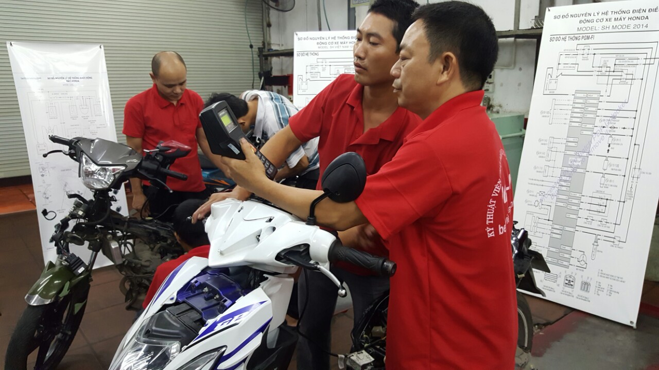 trường đào tạo nghề sửa chữa xe máy
