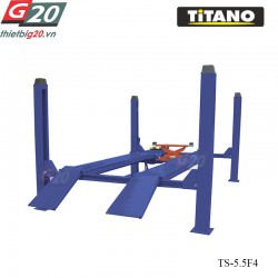 Cầu nâng ô tô 4 trụ Titano TS-5.5F4 - 5.5 tấn, Nâng 1896mm (Cân chỉnh)