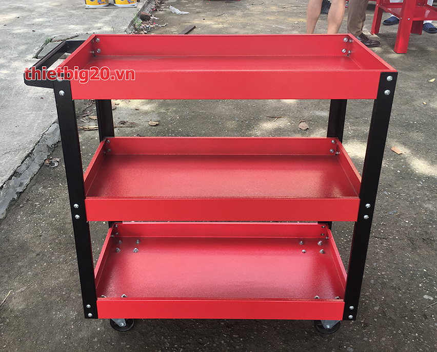 Xe dụng cụ 3 ngăn có tay kéo KC-17