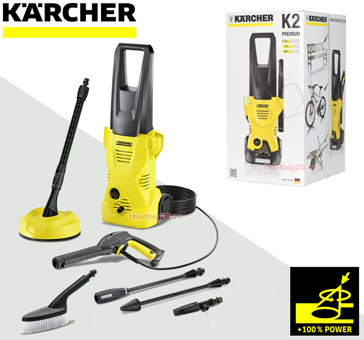 Máy xịt rửa mini Karcher K2 Car & Home T150 EU