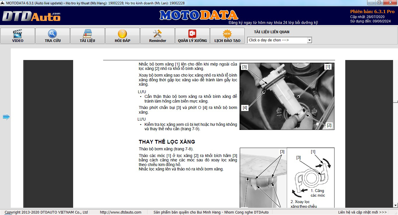 Phần mềm máy chuẩn đoán lỗi xe máy Motoscan 7