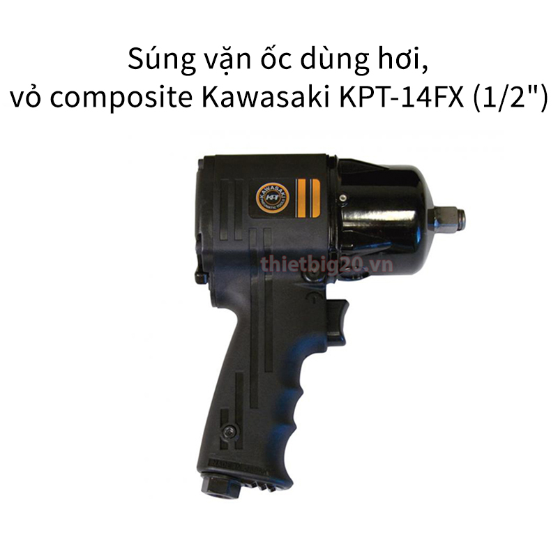 Súng vặn ốc dùng hơi, vỏ composite Kawasaki KPT-14FX 