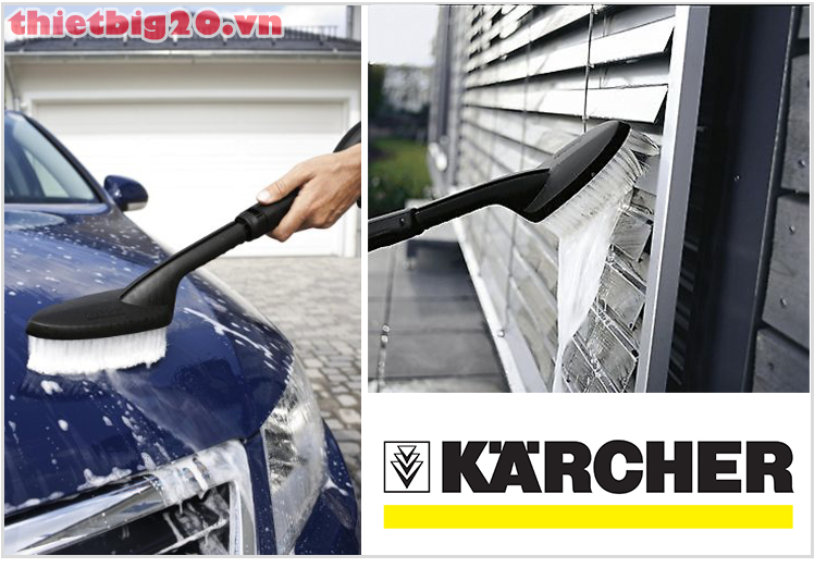 Đầu chổi cọ rửa xe ô tô và bề mặt chính hãng Karcher