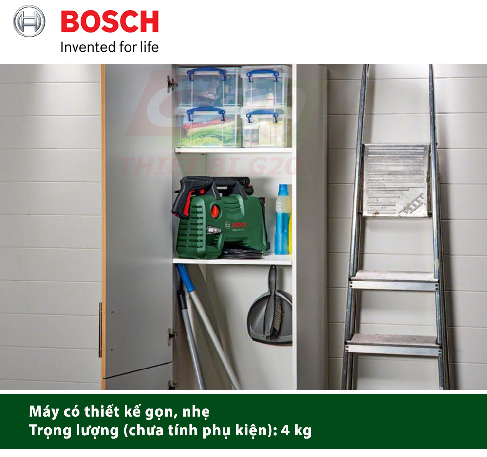 Máy xịt rửa mini gia đình Bosch EasyAquatak 120
