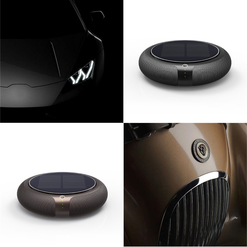 Máy lọc khí khử mùi xe ô tô, chống say xe GLK01-SOLAR (Năng lượng mặt trời)