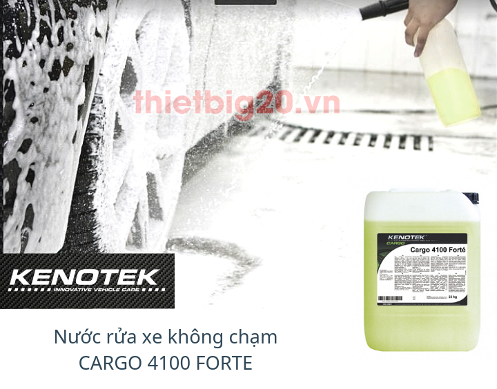 Dung dịch rửa xe không chạm 3-trong-1 Kenotek Cargo 4100 Forté