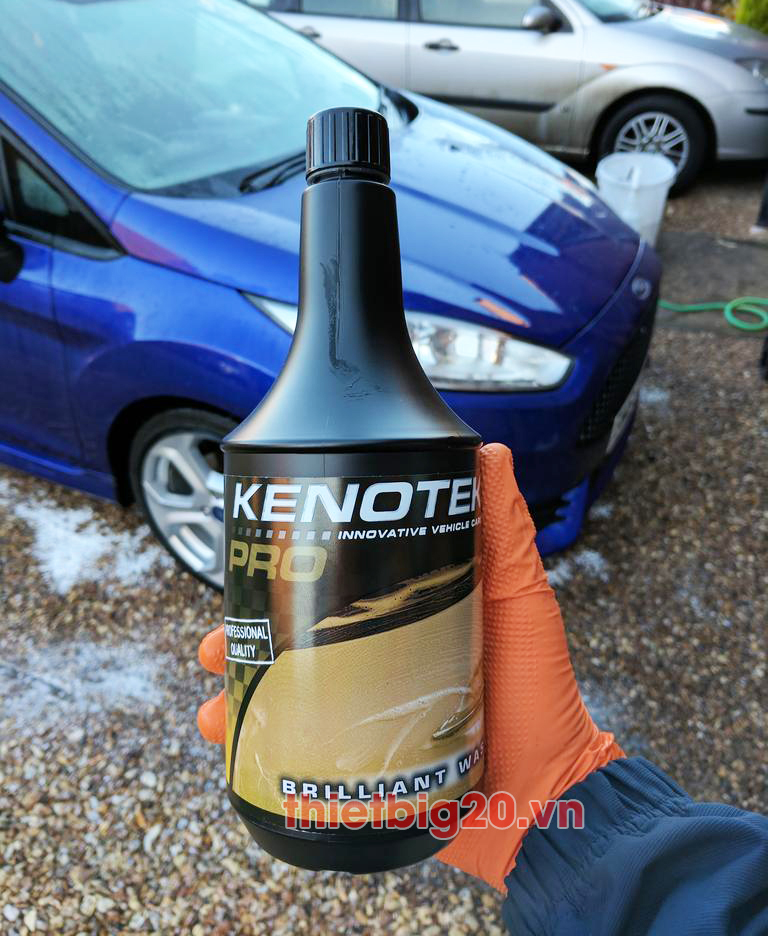 Wax đánh bóng xe Kenotek Brilliant Wash can 1 L