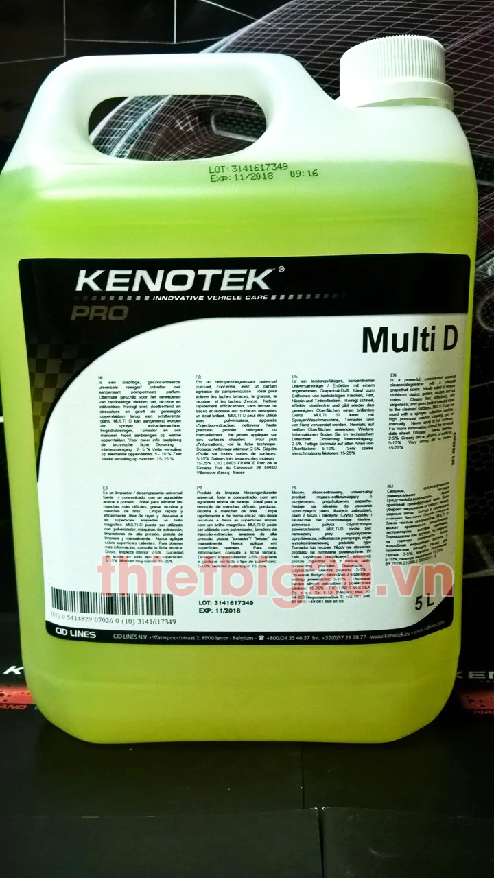 Dung dịch tẩy rửa khoang máy đa năng Kenotek Multi D 5L