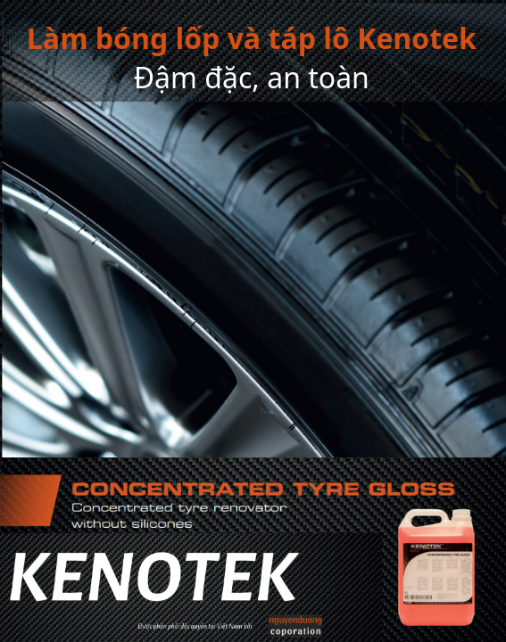 Dung dịch đánh bóng lốp và táp-lô Kenotek Concentrated Tyre Gloss