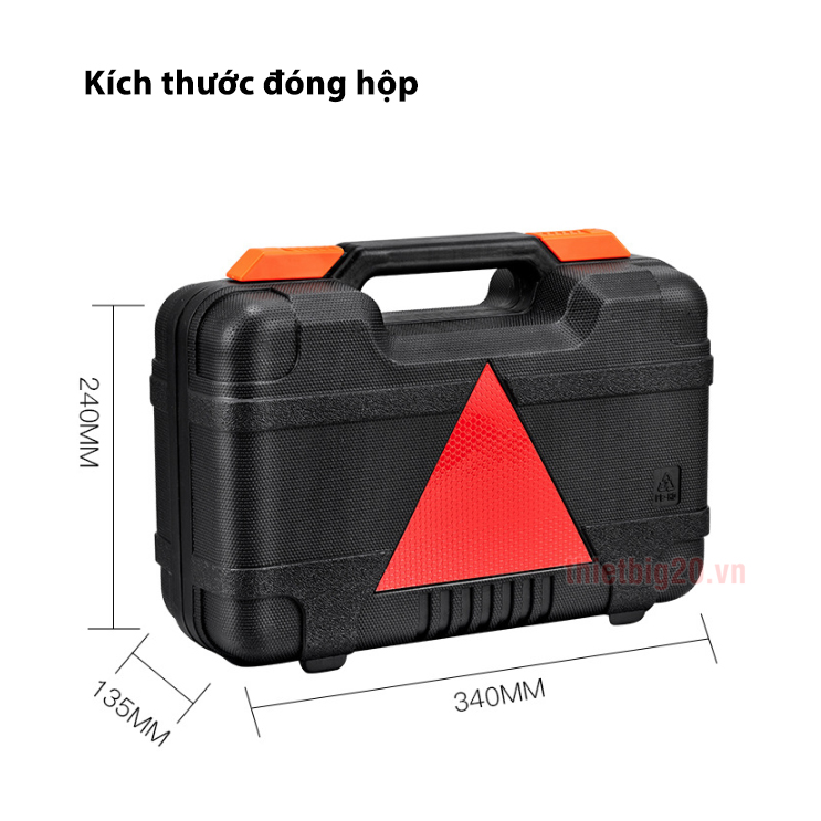 Kích thước đóng hộp máy bơm lốp