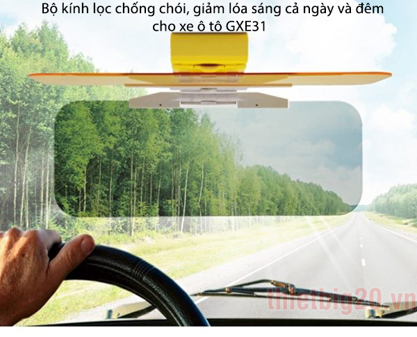 Bộ kính lọc chống chói, giảm lóa sáng cả ngày và đêm cho xe ô tô GXE31