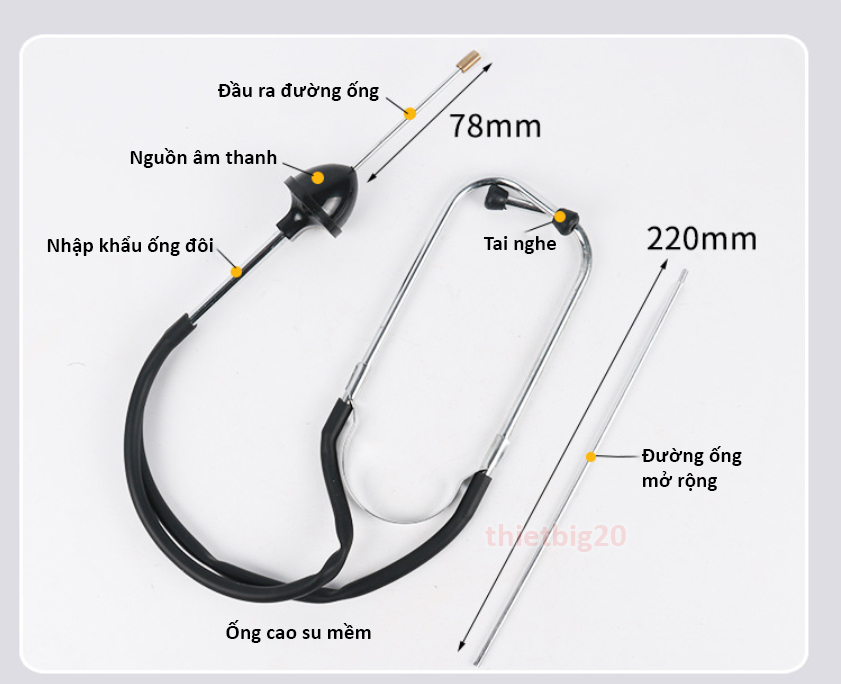Tai nghe tiếng gõ máy động cơ