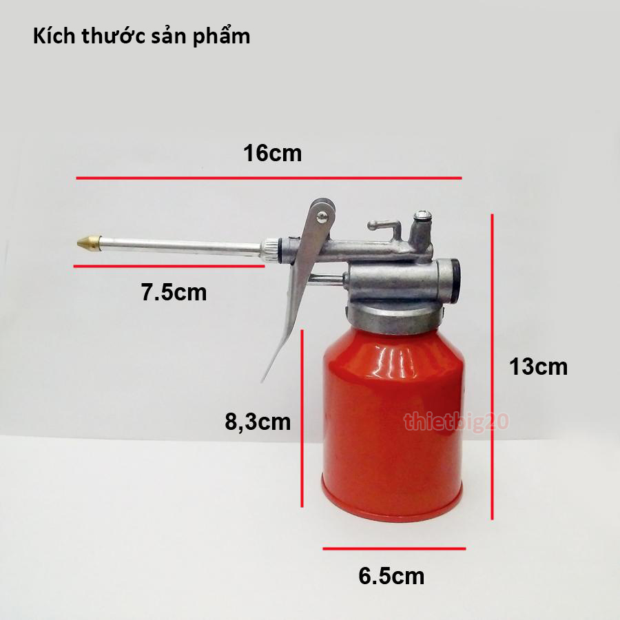 Kích thước bình châm dầu 