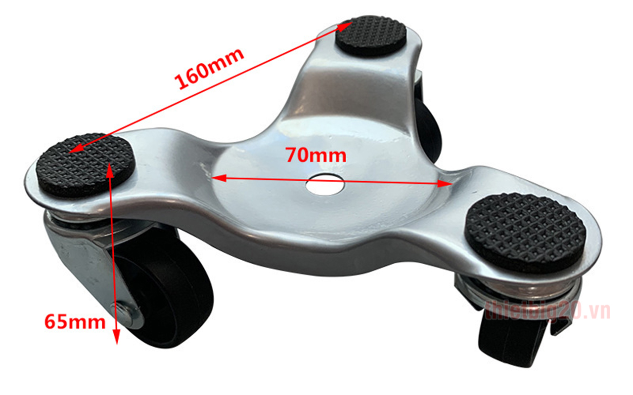 Bộ dụng cụ nâng hàng, di chuyển hàng và đồ đạc nặng 200kg, 5 chi tiết, chất liệu thép cứng 