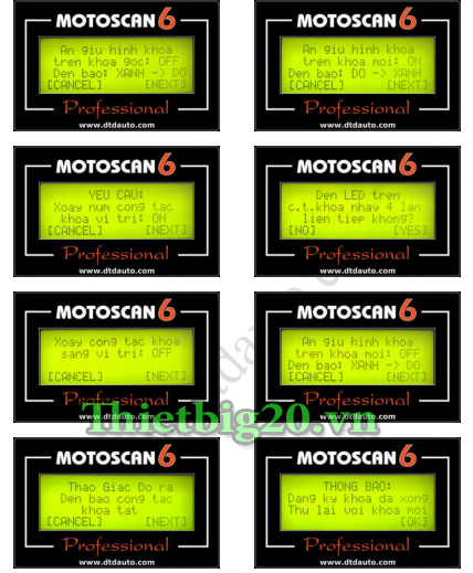 hướng dẫn lập trình khóa điện tử trong máy đọc lỗi Motoscan