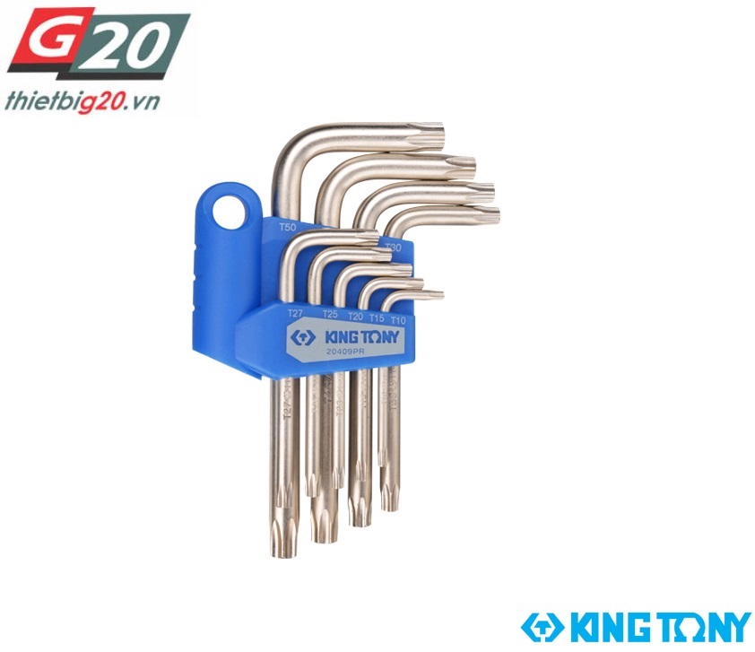 Bộ lục giác đầu bông lỗ Kingtony 20409PR - 9 cây