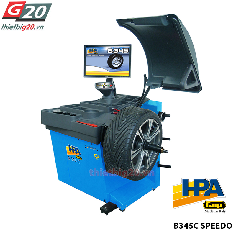 Máy cân mâm tốc độ cao HPA B345C Speedo – Kẹp điện