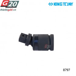Đầu lắc léo 1" Kingtony 8797 - Đen, Dài 125mm