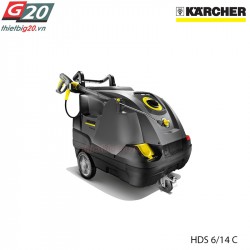 Máy xịt rửa nước nóng áp lực cao Karcher HDS 6/14 C (Điện 220V + Diesel) 