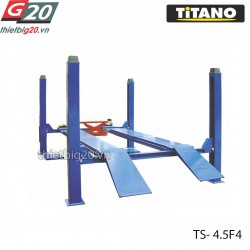 Cầu nâng ô tô 4 trụ Titano TS-4.5F4 - 4.5 tấn, Nâng 1896mm (Cân chỉnh)