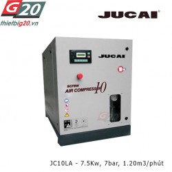 Máy nén khí trục vít có dầu Jucai JC10LA - 7.5Kw, 7 bar, 1.20 m3/phút