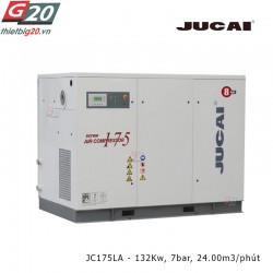 Máy nén khí trục vít có dầu Jucai JC175LA - 132Kw, 7 bar, 24.00 m3/phút