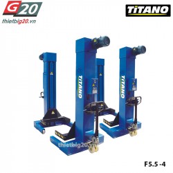 Hệ thống trụ nâng xe công nghiệp Titano F5.5-4 (4 trụ, 5.5 tấn/trụ)