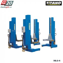 Hệ thống trụ nâng xe công nghiệp Titano H8.0-4 (4 trụ, 8 tấn/trụ)