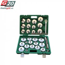 Bộ vam tháo lọc dầu chất liệu thép bóng 31 chi tiết