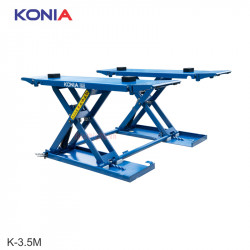 Cầu nâng cắt kéo 3.5 tấn, đặt nổi di chuyển, nâng 1 mét Konia K-3.5M