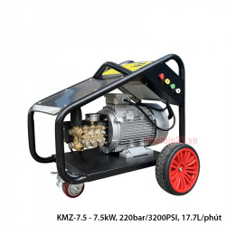 Máy rửa xe áp lực cao KMZ-7.5 - 7.5kw, 220bar, 17.7L/p