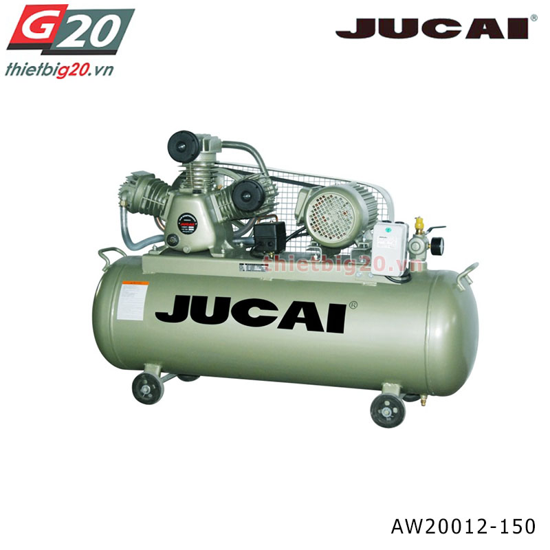 Máy nén khí 2 cấp Jucai AW20012-150 - 3HP, 12 bar, 150L, 220V