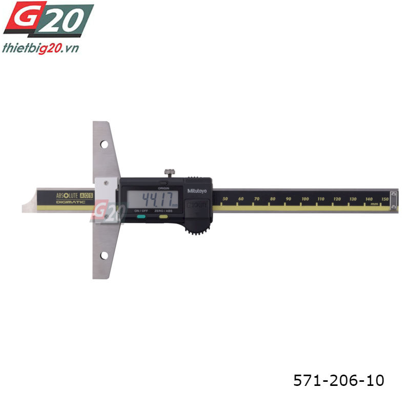 Thước đo chiều sâu điện tử Mitutoyo 571-206-10 - 0~750/0.01mm