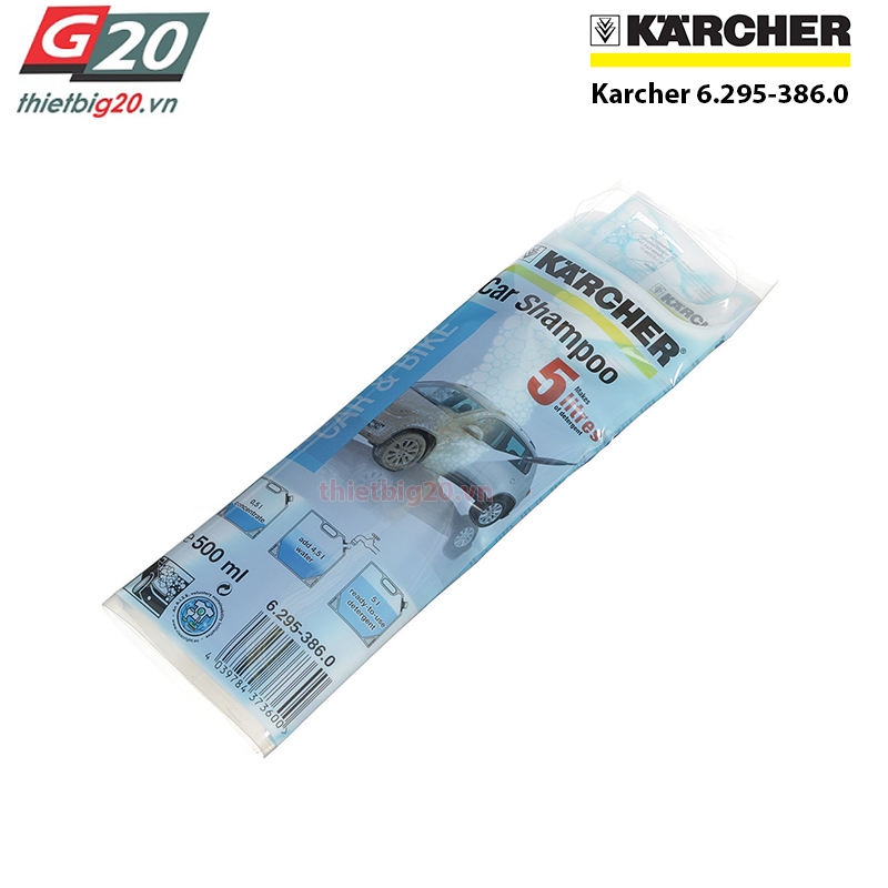 Nước rửa xe đậm đặc Karcher - Túi 0.5L (Pha với 4.5L nước)