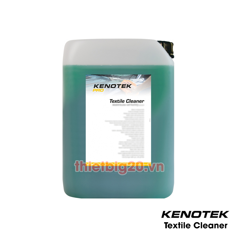 Dung dịch làm sạch ghế da, nỉ và nhựa Kenotek Textile Cleaner (Can 10L)
