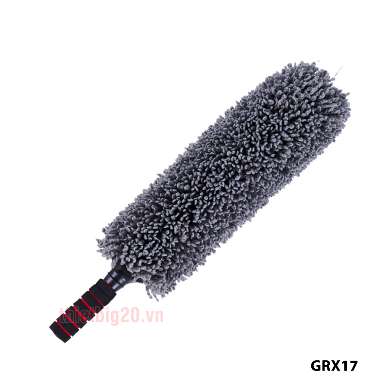 Chổi lau dọn, quét bụi cho xe ô tô sợi Nanofiber GRX17 - Cán điều chỉnh độ dài 55-84cm